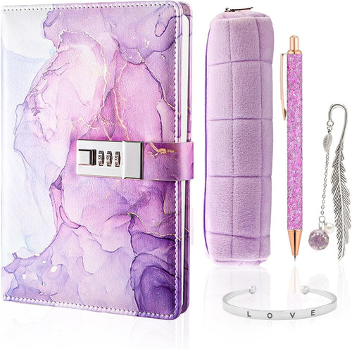 Set cancelleria viola - cancelleria,