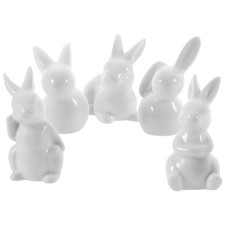  5 Pcs Coniglietto Porcellana