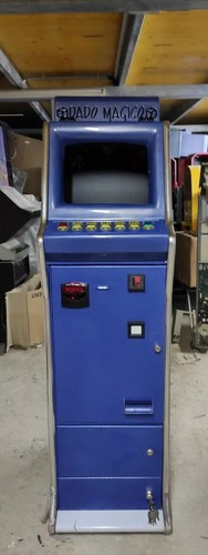 Cabinato arcade blu - arcade, con