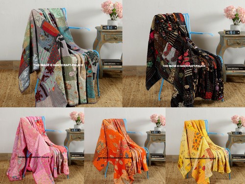 Handmade kantha trapunta - kantha,