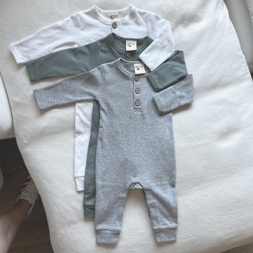 Pagliaccetti neonato cotone - 3,