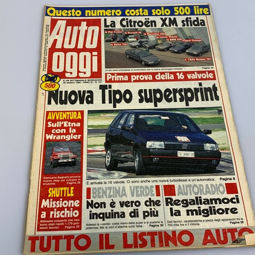 Rivista auto oggi - rivista, settimanale