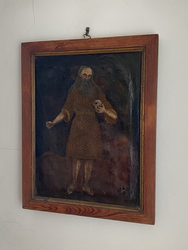 Quadro antico olio - , su