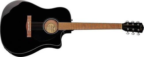Fender cd60sce black chitarra - black,