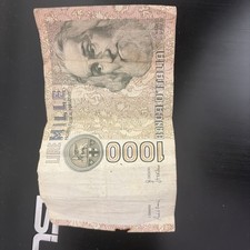 Banconota 1000 lire marco - 1000, .