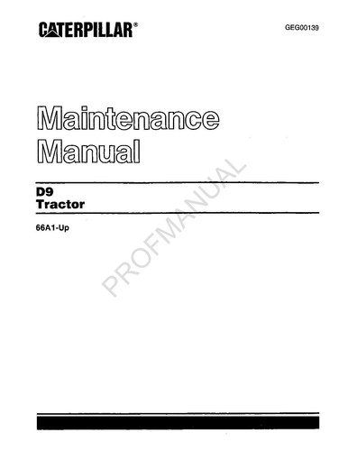 Manuale manutenzione trattore