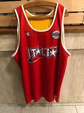 canotta basket ITALIA F.I.P. double face con nome FILO Tg. 3xl vintage 1999