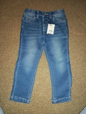 Jeans denim bambina 24-36 mesi