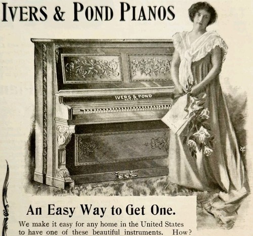 Pianoforte ivers and pond 1897 - pianoforte,