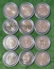 LOTTO 2 EURO COMMEMORATIVI 12 PEZZI FDC n.2 / SET 12 PCS 2 EURO COMMEMORATIVE