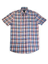 Camicia mezza manica in lino