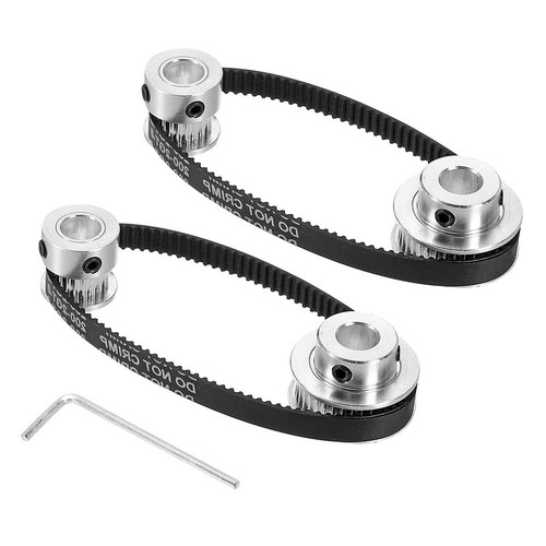 Set puleggia alluminio - 2gt, 20