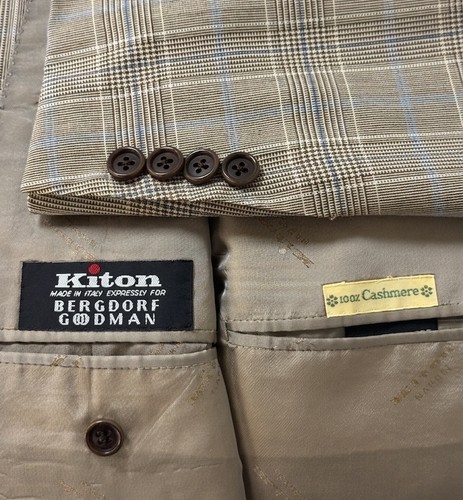 Kiton blazer 100 cashmere - kiton,