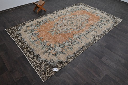 Tappeto vintage turco oushak - tappeto,