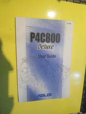 MANUALE ISTRUZIONI SCHEDA MADRE  ASUS P4C800 DE LUXE - INGLESE