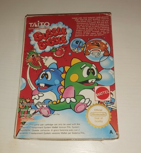 Bubble bobble nes mattel - bobble,