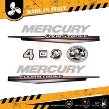 Decalcomania Adesivi Motore Fuoribordo Mercury 4 cv Four Stroke ver A