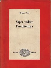 Zevi, Bruno..SAPER VEDERE
