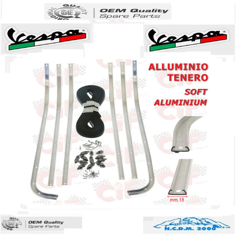 Serie strisce listelli - listelli, pedana