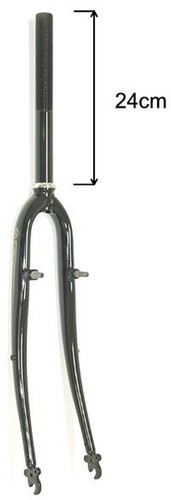 Forcella ibrida nera - 28"-1/8",
