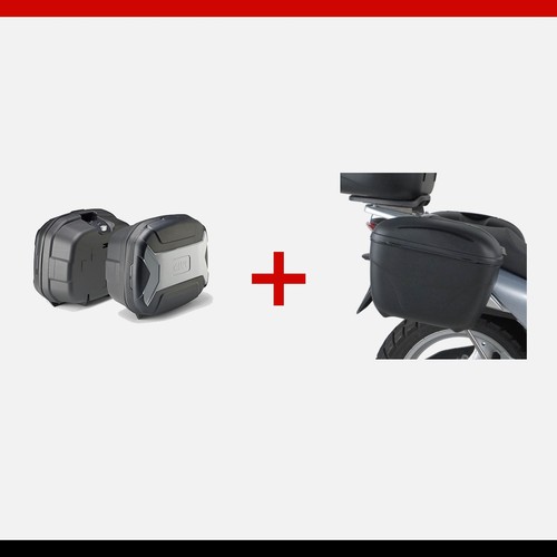 Kit givi trk35bnpack2 valigie - kit,