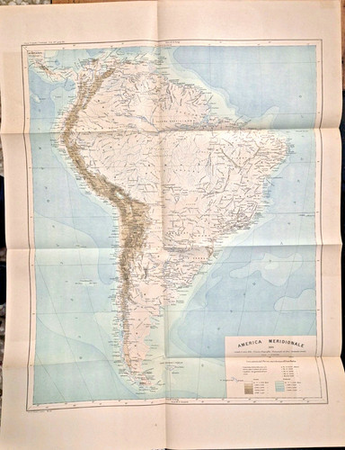 Carta geografica america - carta,