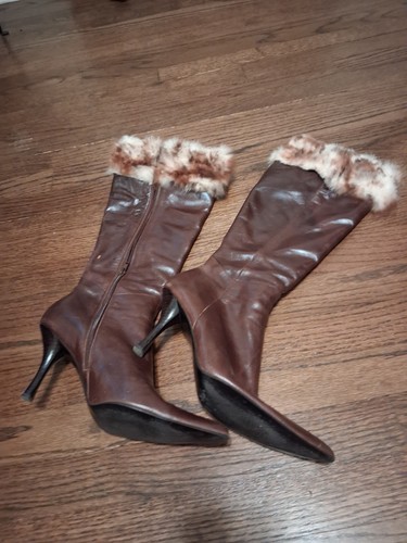 Stivali vintage y2k pelle - stivali, in