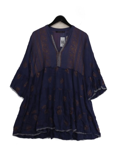 Top donna rapsodia blu - m,
