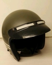 Casco Motociclista Esercito Italiano Vintage Anni 90 Originale