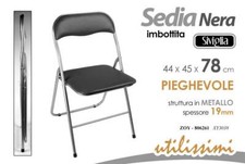 6 PEZZI SEDIA Pieghevole