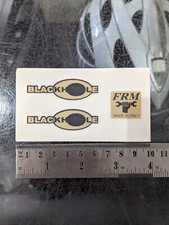 Decalcomania MTB FRM buco nero e oro