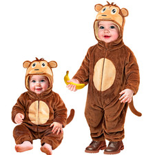 Costume scimmia morbido - scimmia,