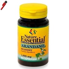 Nature Essential - Mirtillo Bilberry, 50 cps. Mirtillo Nero Antiossidante