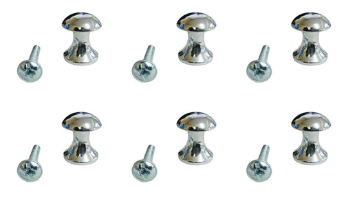 Pomelli cromo lucido - cromo, 17mm