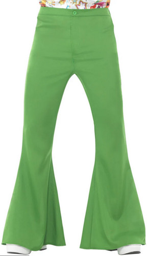 Pantaloni zampa verde - a,