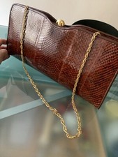 Borsa Vintage In Vero Rettile