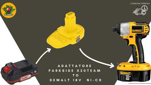 Adattatore parkside x20team - adattatore,