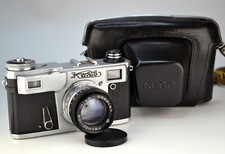 COMPLETAMENTE REVISIONATO! FOTOCAMERA RF SOVIETICA URSS "KIEV-4AM" + obiettivo HELIOS-103 f1.8/53 (1)