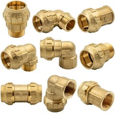 Raccordi per tubi in PE ottone