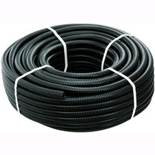 Tubo corrugato pvc nero - pvc, con