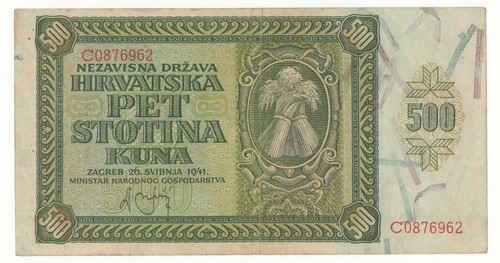 Croazia 500 kuna - kuna,