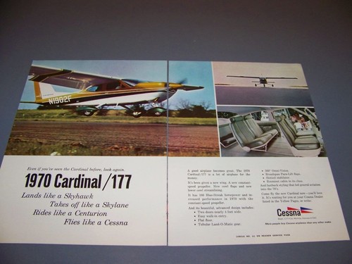 1970 cessna cardinal 177 - &,