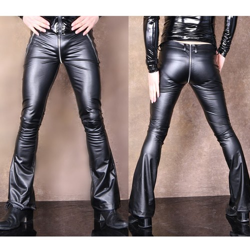 Pantaloni slim finta - pu,