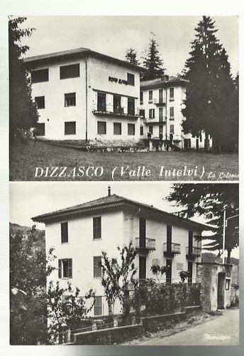 Rara cartolina dizzasco valle - rara,