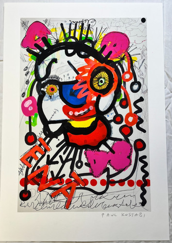 Paul kostabi giclée - paul,