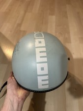 CASCO MOMO DESIGN Azzurro Blu Non In Buone Condizioni , Da Rifare Interno