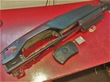 Cruscotto Nero Airbag Del Passeggero Legno di Radica Mercedes W124 1246809187