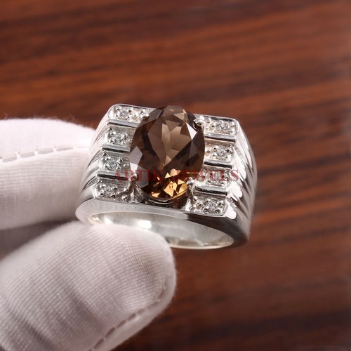 Naturale fumoso quarzo con 14k - fumoso,