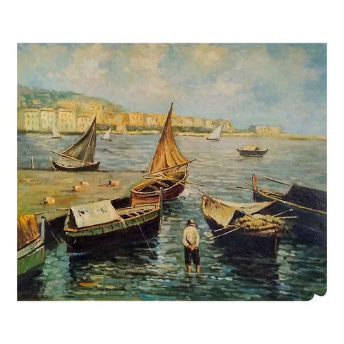 Dipinto mano olio tela - dipinto, su