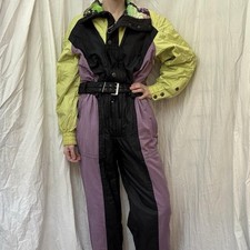 Tuta da neve sci donna vintage